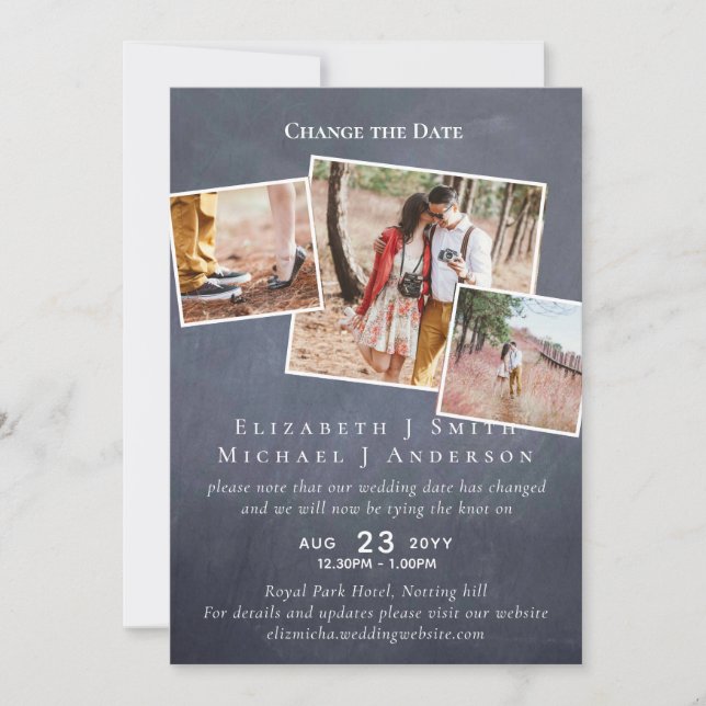 PHOTO Ändra datumplan senareläggning av händelse (Framsida)