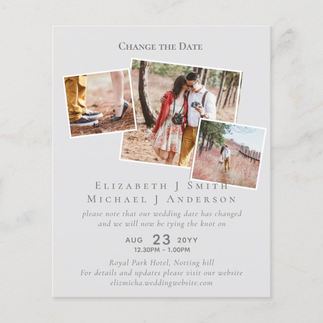 PHOTO Ändra datumplan senareläggning av händelse (Framsida)