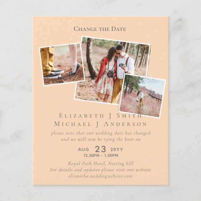 PHOTO Ändra datumplan senareläggning av händelse (Framsida)