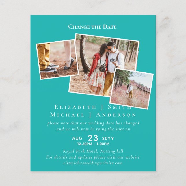 PHOTO Ändra datumplan senareläggning av händelse (Framsida)