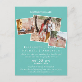 PHOTO Ändra datumplan senareläggning av händelse Vykort