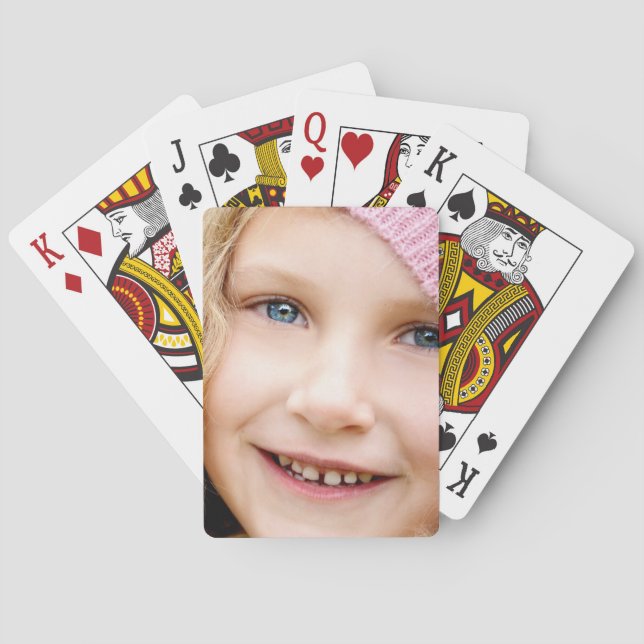 PHOTO ANPASSNINGSBAR PLAYING CARDS CASINOKORT (Baksidan)