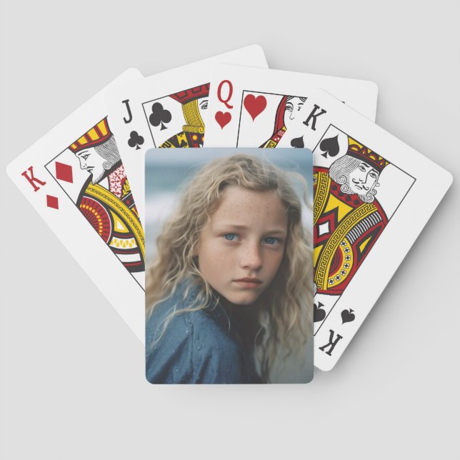 PHOTO ANPASSNINGSBAR PLAYING CARDS CASINOKORT (Baksidan)