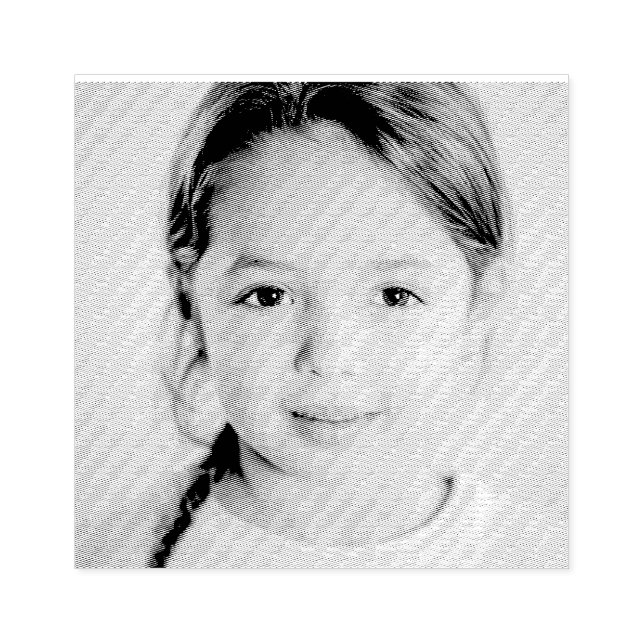 PHOTO ANPASSNINGSBAR RUBBER FRIMÄRKE STÄMPEL (Tryck)