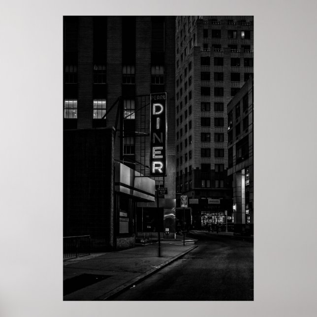 PHOTO AV PEARL-MIDDAG I STAD POSTER (Framsidan)