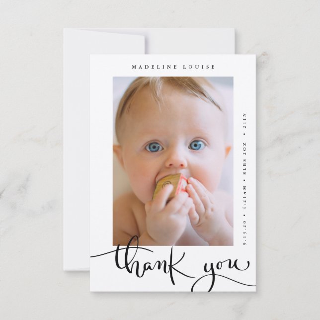 PHOTO BABY ANNOUNCEMENT TACK (Framsida)