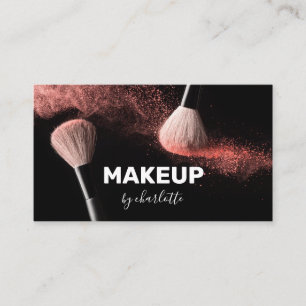 Photo Background Makeup Artist Visitkort
