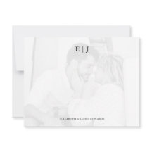 Photo Background Monogram Couple Initialer