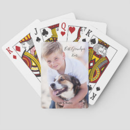 Photo Best Grandpa nånsin Casinokort