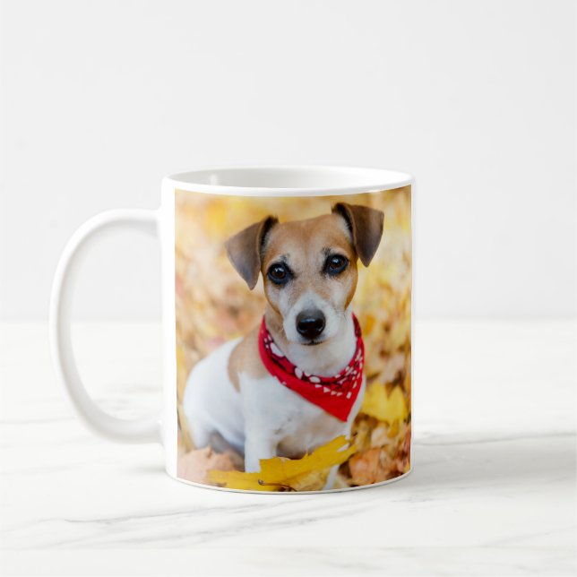 Photo Best Hund Mamma Namn Kaffemugg (Vänster)