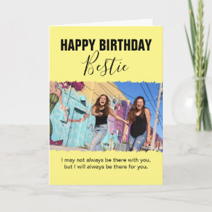 Photo Bestie Birthday Kort