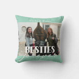 Photo Besties Best Friends Gift Dekorativ kudde