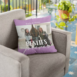 Photo Besties Best Friends Gift Dekorativ kudde