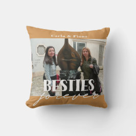 Photo Besties Best Friends Gift Dekorativ kudde