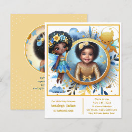 Photo Birthday Little Black Fairy African Princess