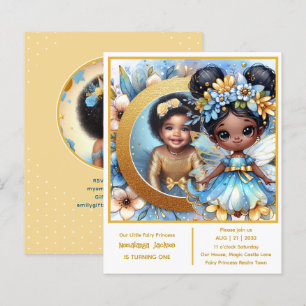 Photo Birthday Little Black Fairy African Princess