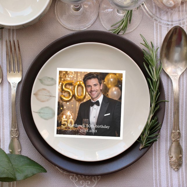 Photo birthday party pappersservett (Skapare uppladdad)