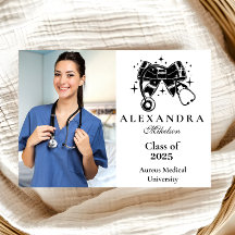 Photo Black Bow Nursing School Student