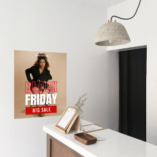 Photo Black Fredag Big Sale Product Promo Poster