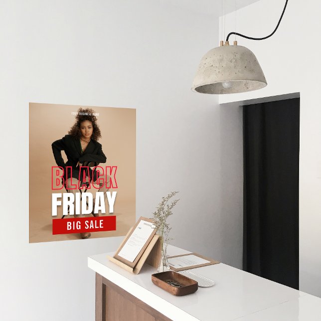 Photo Black Fredag Big Sale Product Promo Poster (Photo Black Friday Big Sale Product Promo Poster)