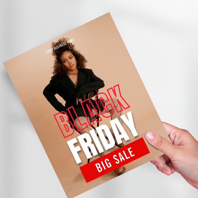 Photo Black Fredag Big Sale Product Promo Reklamblad (Photo Black Friday Big Sale Product Promo Flyer)