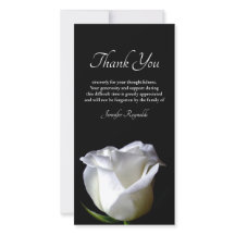 Photo Black & White Sympathy Funeral Tack