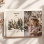 Photo Boho Winter Onederland Birthday Tack Kort<br><div class="desc">Jag vill uttrycka min tacksamhet i stil med vårt "Photo Boho Winter Onederland" födelsedagstack. Med det här eleganten kombineras bohemisk charm med vinterunderjordsskönhet, vilket är ett hjärtligt sätt att tacka dina gäster för att de firar din lilla speciella milstolpe. Funktioner: Personlig Photo Design: Tack-kortet har en boho-inspirerad chic med skarpa...</div>
