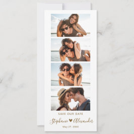 Photo Booth Bookmark-skript Bröllop spara datum Spara Datumet