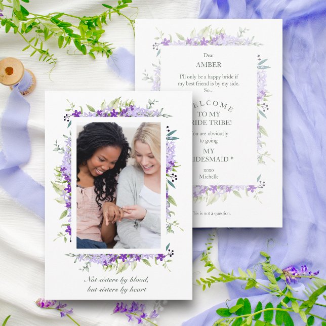 Photo Bridesmaid Lila WildblommFunny Frieri (Skapare uppladdad)