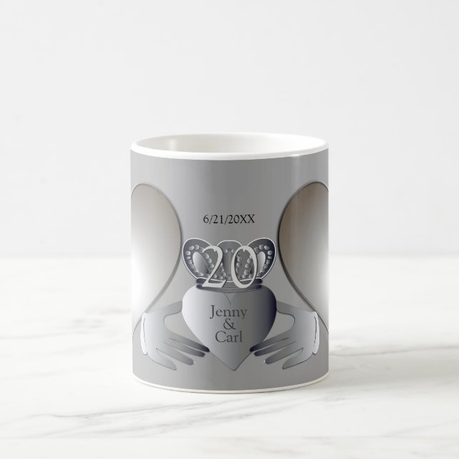 Photo Bröllop-årsdagen    CladdaughCoffee Mugg (Center)