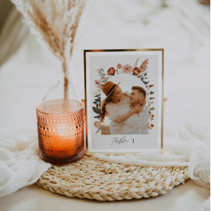 Photo Bröllop Bord Decor, Stationär dag Bordsnummer