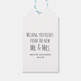 Photo Bröllop Presentetikett