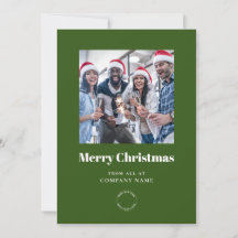 Photo Calendar 2024 Company Logotyp QR Grönt Julaf