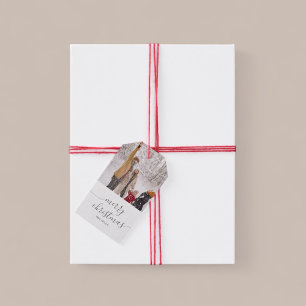 Photo Calligraphy God jul Presentetikett