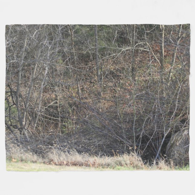 PHOTO CAMO #25 FLEECE BLANKET (Framsidan (Horisontell))