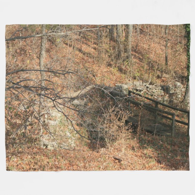 PHOTO CAMO #6 FLEECE BLANKET (Framsidan (Horisontell))
