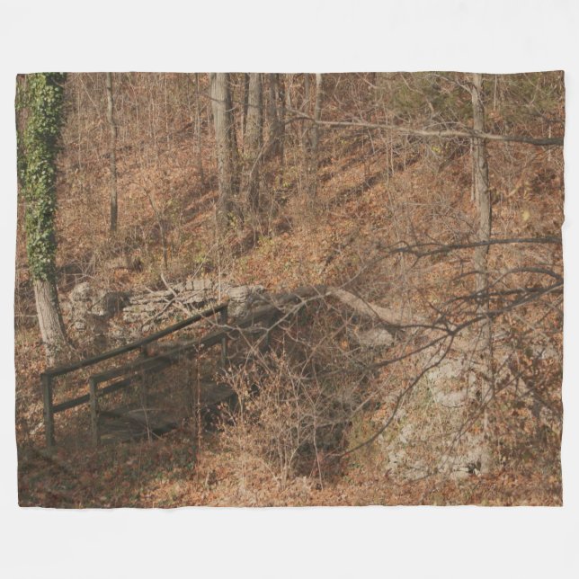 PHOTO CAMO #7 FLEECE BLANKET (Framsidan (Horisontell))