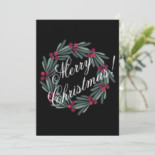 Photo Card Personalize God jul-skript Julkort