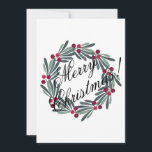 Photo Card Personalize God jul-skript Julkort<br><div class="desc">God jul-fotokort. Anpassa med ditt eget foto och gör det till ditt eget.</div>