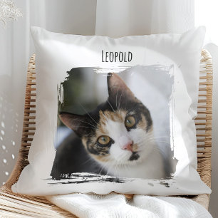 Photo Cat Pet med Namn Kudde