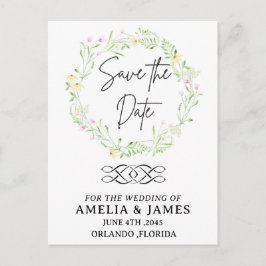 Photo Celtic Knot Wedding Save the Date Postcard Vykort