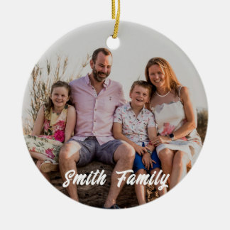 Photo Ceramic Ornament - Personlig jul