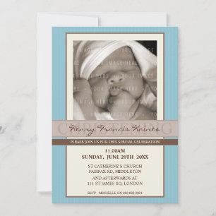 PHOTO CHRISTENING INBJUDAN :: elegance 8P
