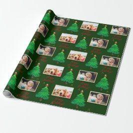 PHOTO christmas hund pet anpassningsbar Wrapping P Presentpapper