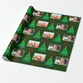 PHOTO christmas hund pet anpassningsbar Wrapping P Presentpapper