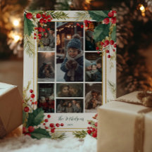 Photo Classic Holly Berry jul Party