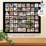 Photo Collage 53 Photos Personlig Anpassningsbar F Poster<br><div class="desc">Skapa din egen fotokollage poster utskrift med den här lättöverförbara mallen för 53 bilder personlig med din text i ditt val av teckensnitt stilar och färg och/eller färg och/eller bakgrund och poster storlekt för att hedra minnet av en speciell händelse eller händelse. Alternativ: Provet visas i en 24x20-tums storlek på...</div>