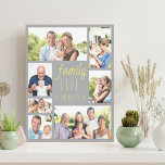 Photo Collage 7 Bild Family Life Quote Grått<br><div class="desc">Skapa en egen arbetsyta med 7 av dina favoritfoton. Utformningen har en positiv familjekurs, skriven i avslappnad och typsnitt för smala, med en modern färg-palett av grått och gult (redigerbar). Ordalydelsen lyder "familjelivet är det bästa livet". Fotomallen är inställd så att du kan lägga till bilderna medsols från den översta...</div>