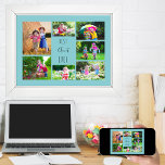 Photo Collage 7 Bilder Best Moster Alltid Himlar B Poster<br><div class="desc">Skapa din egen fotokollage poster för bästa Moster någonsin. Orden "Bästa Moster någonsin" är inramad med 7 av dina favoritfoton. (Du kan också redigera "moster" för att binda upp, nana, mamma, syster, vän osv. om du vill). Utformningen är i himlar blå med elegant typografi. Mallen är inställd på redo så...</div>