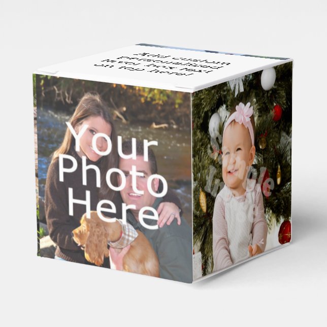 Photo Collage Anpassningsbar Digital Bild Presentaskar (Framsidan Sidan)